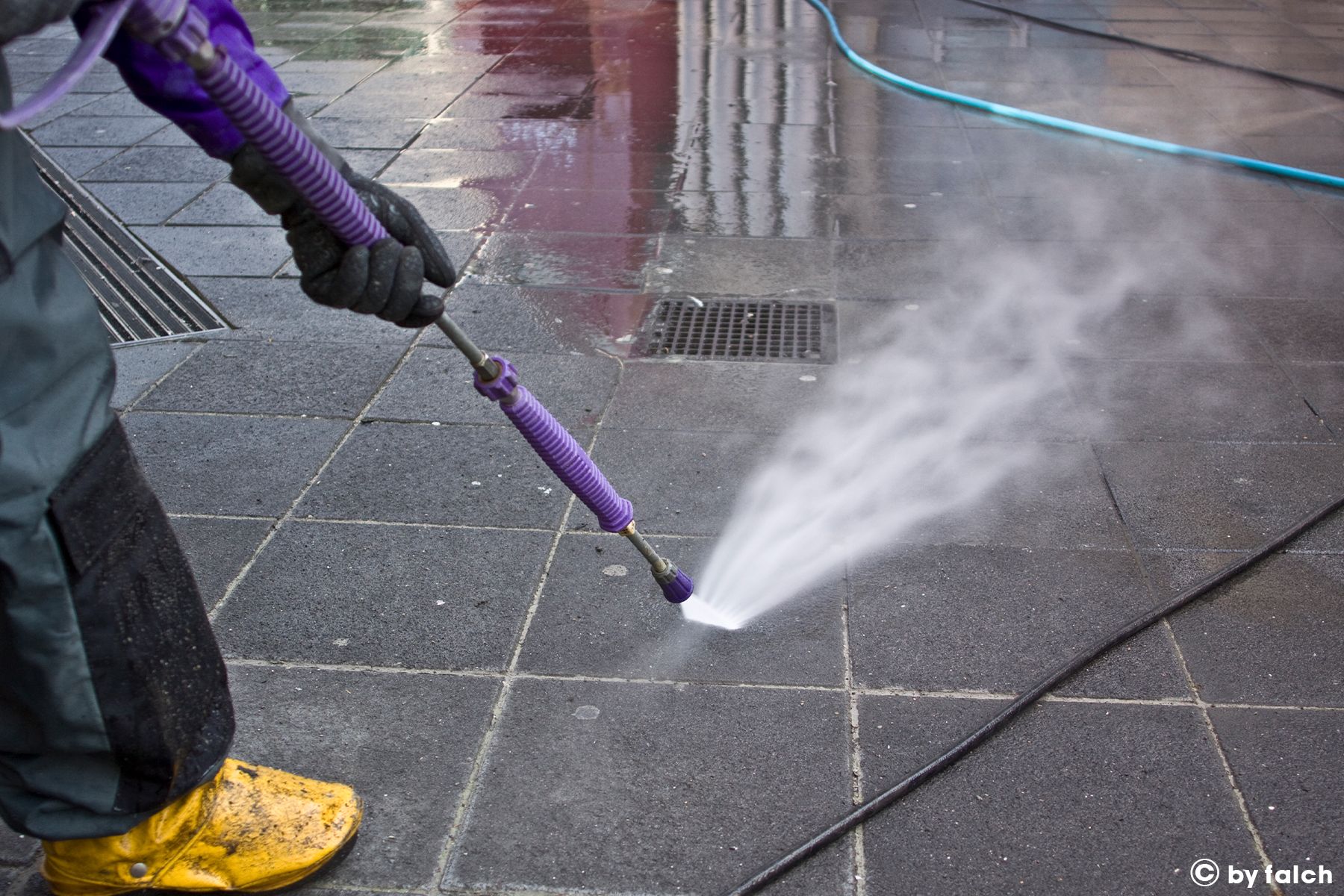 Kauwgom verwijdering door Vibor Hellevoetsluis